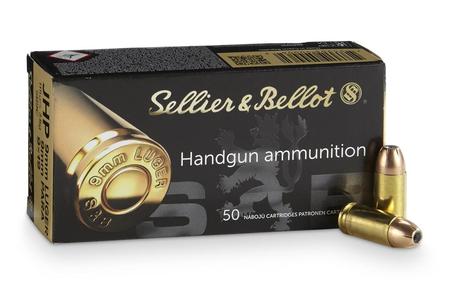 SELLIER AND BELLOT 9mm 115 gr JHP 50/Box