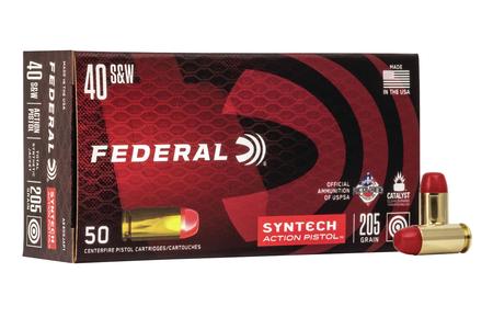 FEDERAL AMMUNITION 40SW 205 gr Syntech Action Pistol 50/Box