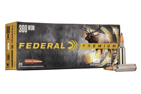 Federal 300 WSM 180 gr Nosler Partition 20/Box