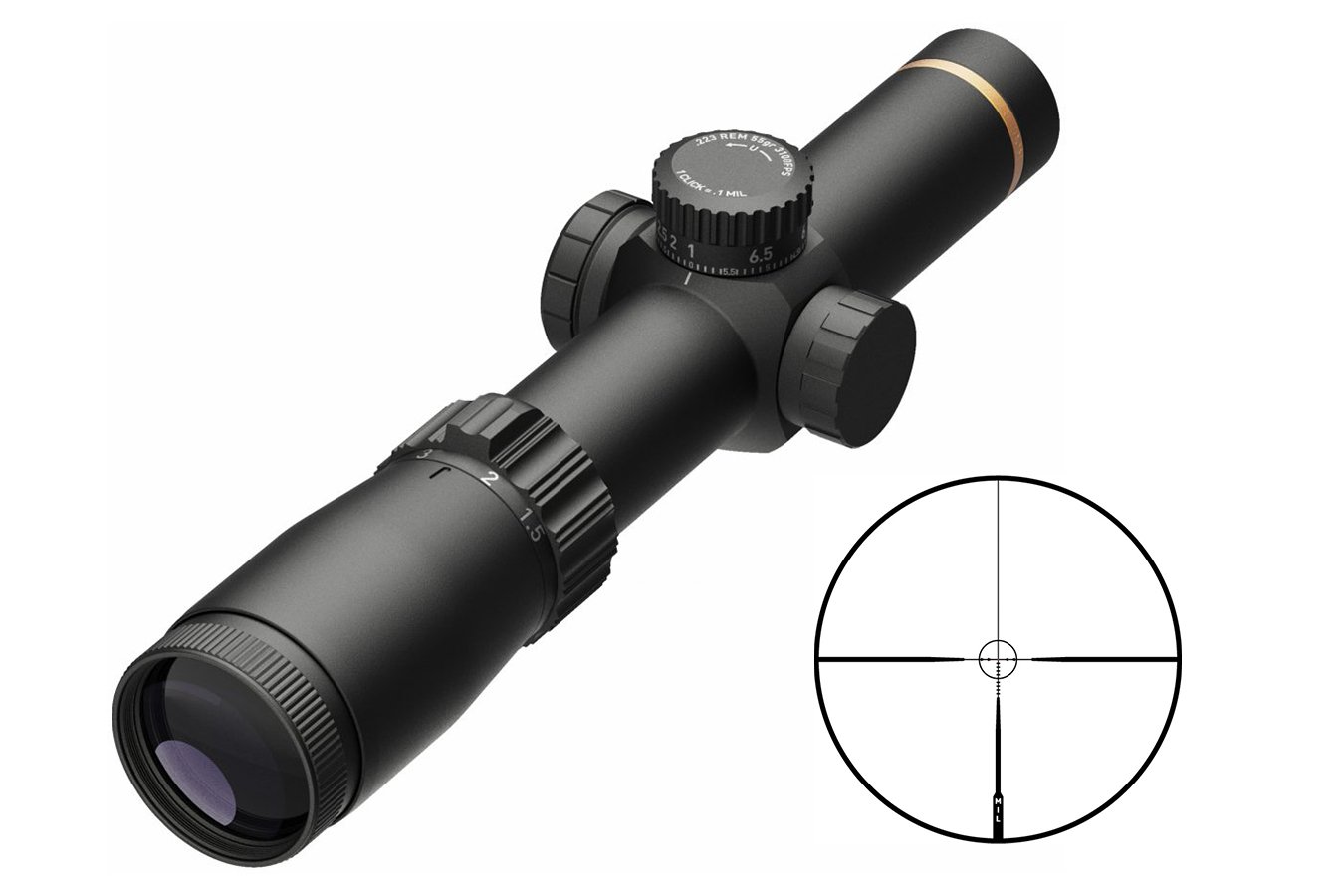 Leupold Vx Freedom Ar 15 4x20mm Riflescope With Illuminated Firedot