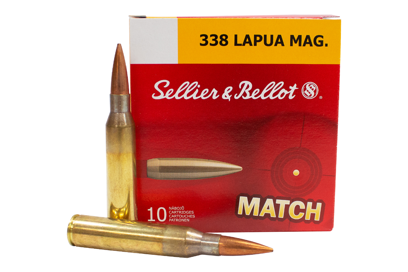 SELLIER AND BELLOT 338 LAPUA MAG 300 GR BTHP