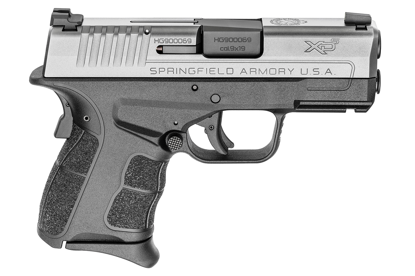 Springfield XD S MOD 2 Single Stack 9mm Pistol With Stainless Slide And 