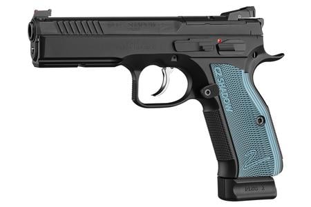 CZ Shadow 2 9mm Optics Ready DA/SA Pistol with Blue Aluminum Grips