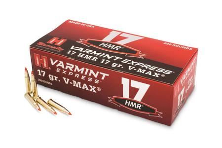 HORNADY 17 HMR 17 gr V-MAX Ballistic Tip 200/Box