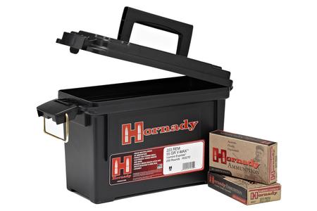 HORNADY 223 Remington 55 gr V-MAX 200 Rounds in Ammo Can