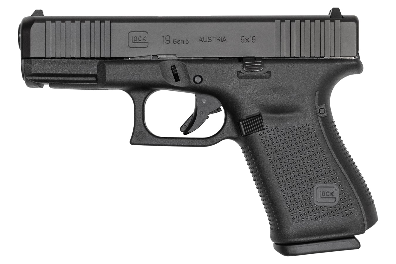 No. 3 Best Selling: GLOCK GEN5 G19 9MM 4.02` BBL BLACK 10 RND MAGS