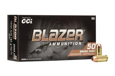 CCI AMMUNITION 10mm 180 gr FMJ FN Blazer 50/Box