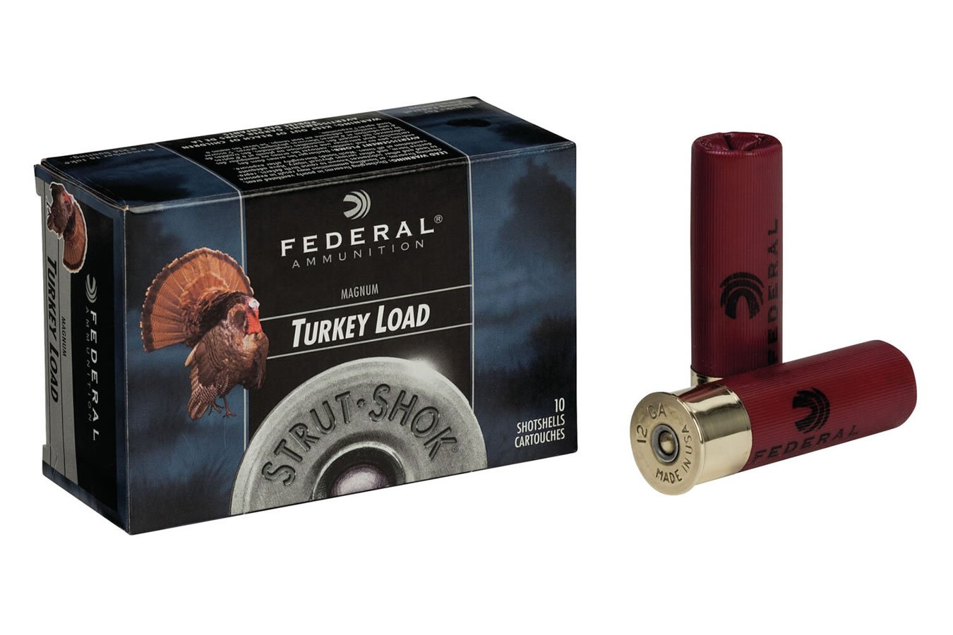 FEDERAL AMMUNITION 12 GA 3 IN 1-7/8 OZ STRUT SHOK TURKEY