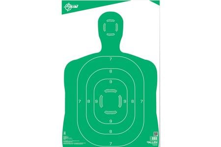 ALLEN COMPANY EZ AIM 12x18 Silhouete Green, 10-Pack