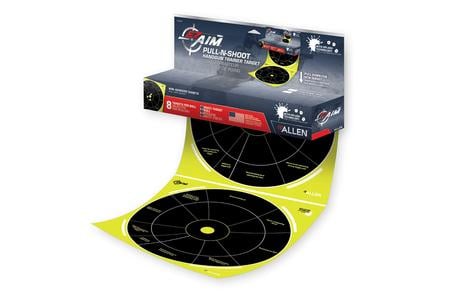 EZ AIM PULL-N-SHOOT SPLASH 12INX12IN HANDGUN TRAINER TARGET ROLL, 8-PIECE