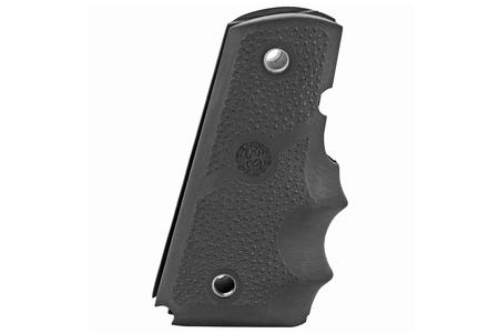 HOGUE INC 1911 Officers Model Rubber Grip w/ Finger Grooves Black