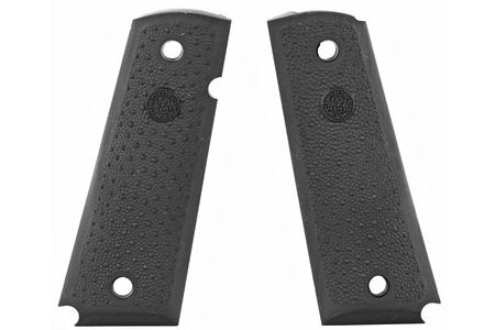 HOGUE INC 1911 Govt. Model: Cobblestone Rubber Panels w/ Palm Swells - Black