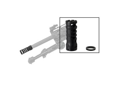 UTG PRO AR15 STUBBY MUZZLE BRAKE, 5.56, 2.25IN LENGTH