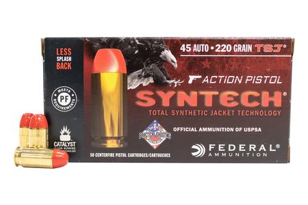 FEDERAL AMMUNITION 45 Auto 220 gr Total Synthetic Jacket FN Action Pistol 50/Box