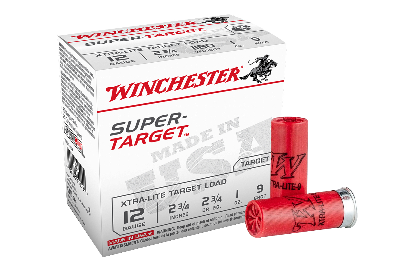Winchester 12 Gauge 2-3/4 Inch 1 oz #9 Shot Super-Target 25/Box