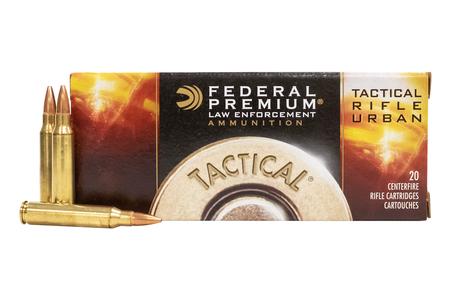 FEDERAL AMMUNITION 223 Rem 55 gr Hollow Point Tactical Rifle Urban Police Trade Ammo 20/Box