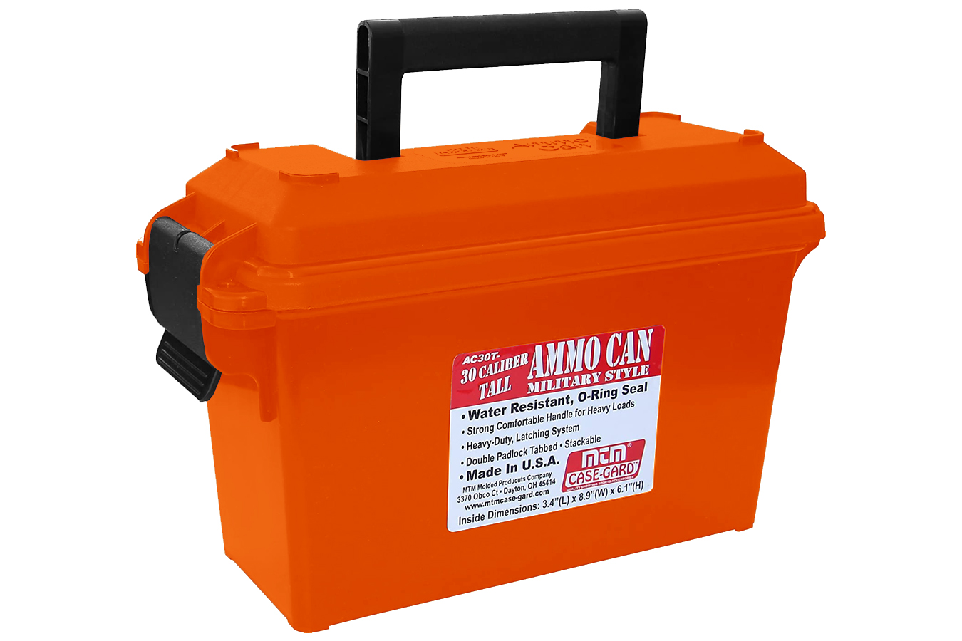 MTM AC30T Ammo Can 30-Caliber Military Style 