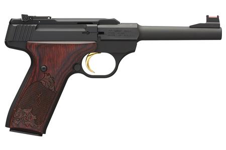 BROWNING FIREARMS Buck Mark Challenge 22LR Pistol with Brown Wood Textured Grips