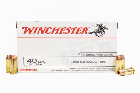 Winchester 40SW 180 gr JHP Police Trade Ammo 50/Box