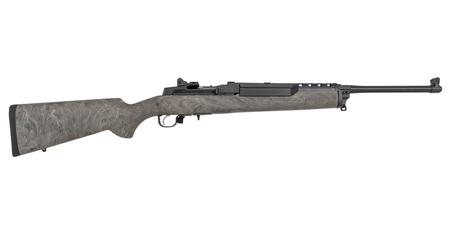 RUGER Mini-14 Tactical 5.56 NATO Rifle with Gray Hogue OverMolded Stock