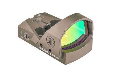 SIG SAUER Romeo1 Pro 1x30 mm 6 MOA Red Dot Sight (FDE)