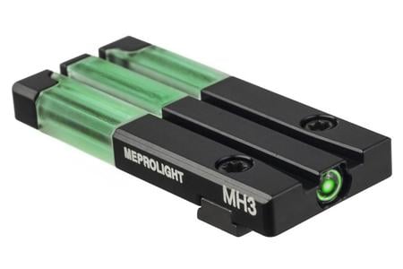 MEPROLIGHT Bullseye Fiber-Tritium Micro Green Rear Night Sight for SW MP Shield