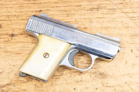 RAVEN ARMS MP-25 25 ACP Police Trade-in Pistol with Pearl Grips (No Mag)