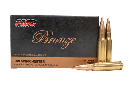 PMC 308 Winchester 147 gr Full Metal Jacket Boat-Tail 20/Box