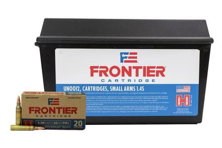 HORNADY 5.56 NATO 62 gr FMJ Frontier 420 Rounds in Ammo Can
