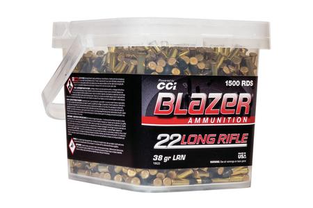 22 LR 38 GR LRN 1500 RD BUCKET