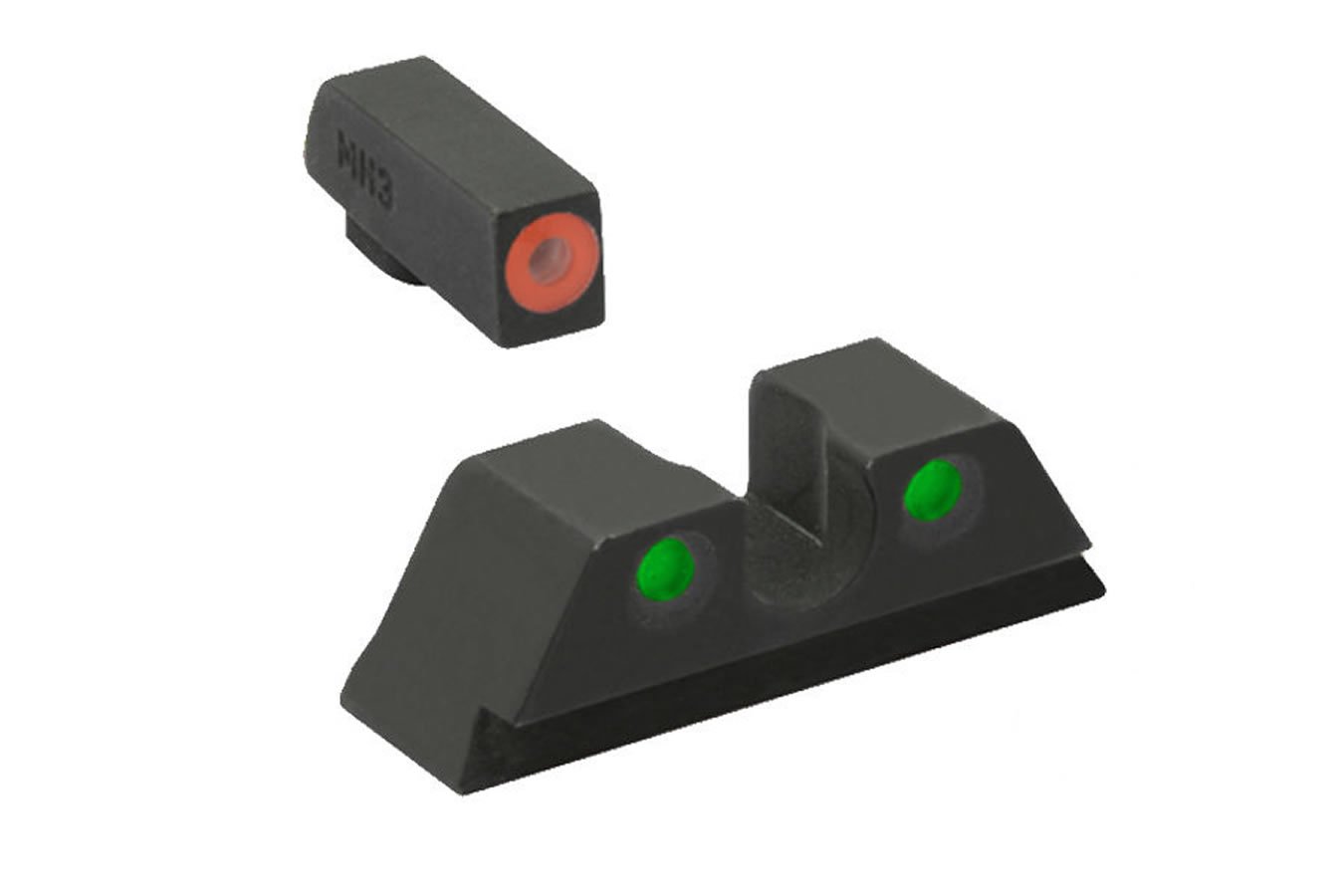 Meprolight HVS Green/Orange Night Sights for Glock Pistols
