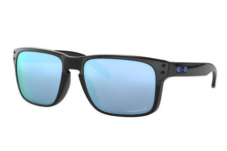 HOLBROOK WITH POLISHED BLACK FRAME AND PRIZM DEEP WATER POLARIZED LENSES