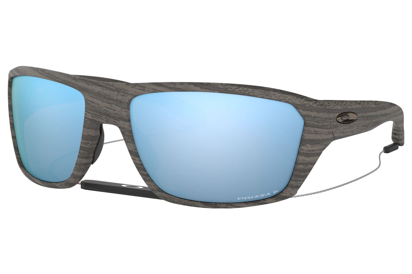 Oakley Split Shot with Woodgrain Frame and Prizm Deep Water Polarized Lenses