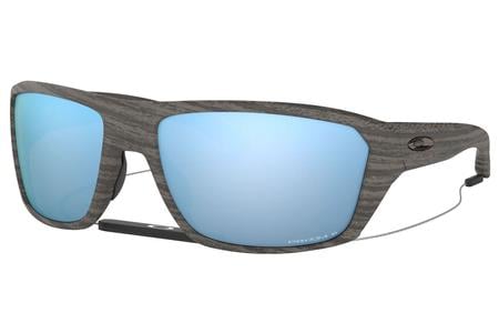 OAKLEY Split Shot with Woodgrain Frame and Prizm Deep Water Polarized Lenses