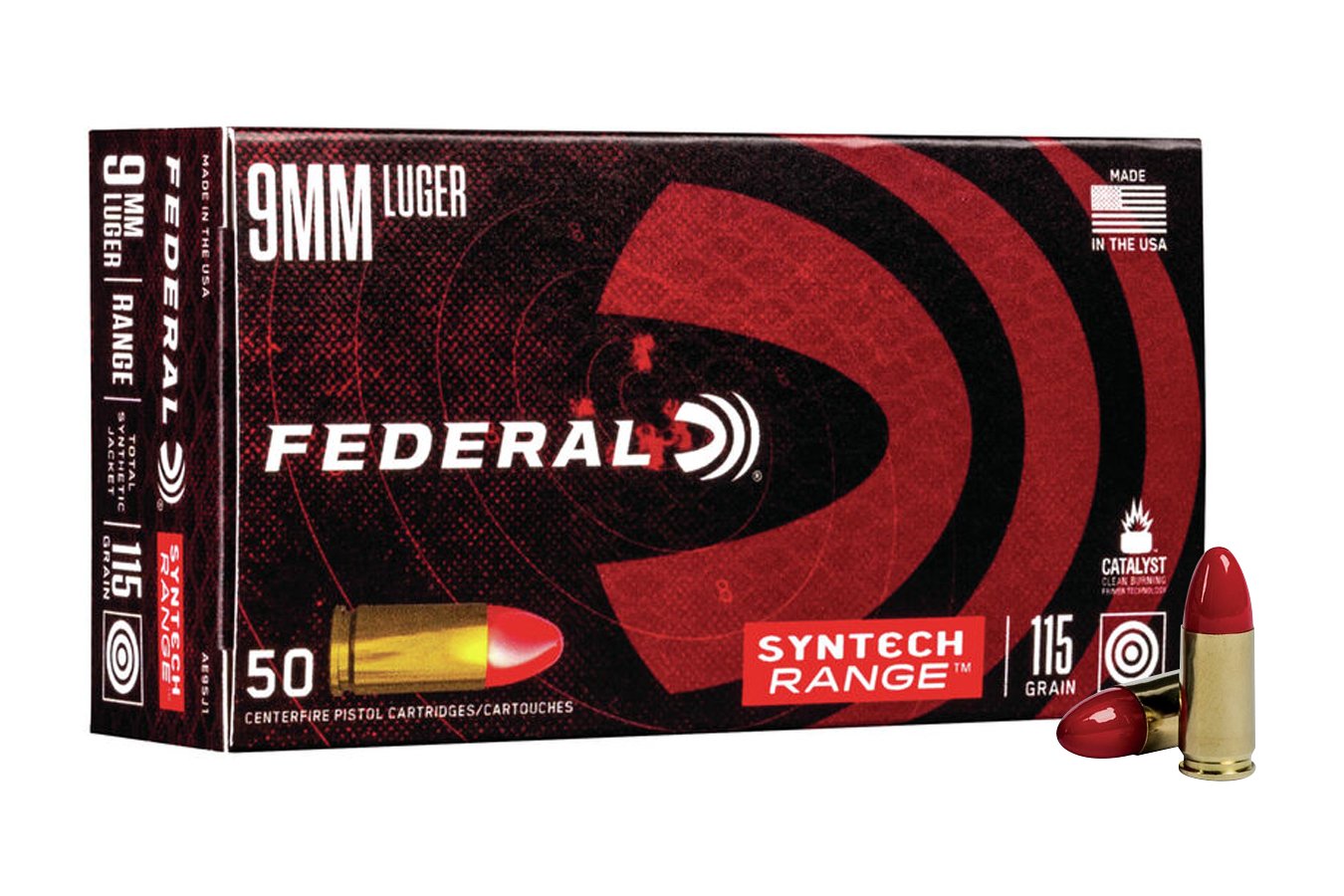 FEDERAL AMMUNITION 9MM 115 GR TOTAL SYNTHETIC JACKET