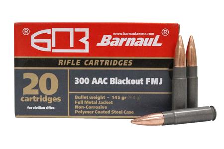 BARNAUL 300 AAC Blackout 145 gr Full Metal Jacket Steel Case 20/Box