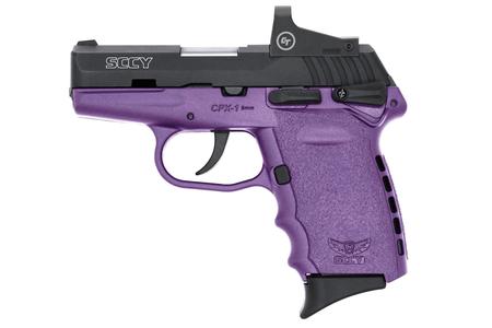 SCCY CPX-1 9mm Pistol with Purple Frame and Red Dot