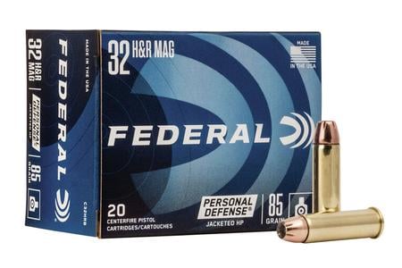 Federal 32 HR Magnum 85 gr Jacketed Hollow Point Personal Defense 20/Box