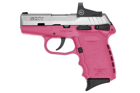 CPX1 9MM PINK FRAME SILVER SLIDE RED DOT