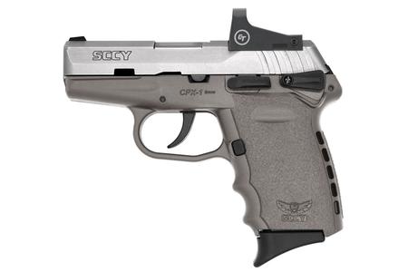 SCCY CPX-1 9mm Pistol with Gray Frame/Stainless Slide and Red Dot