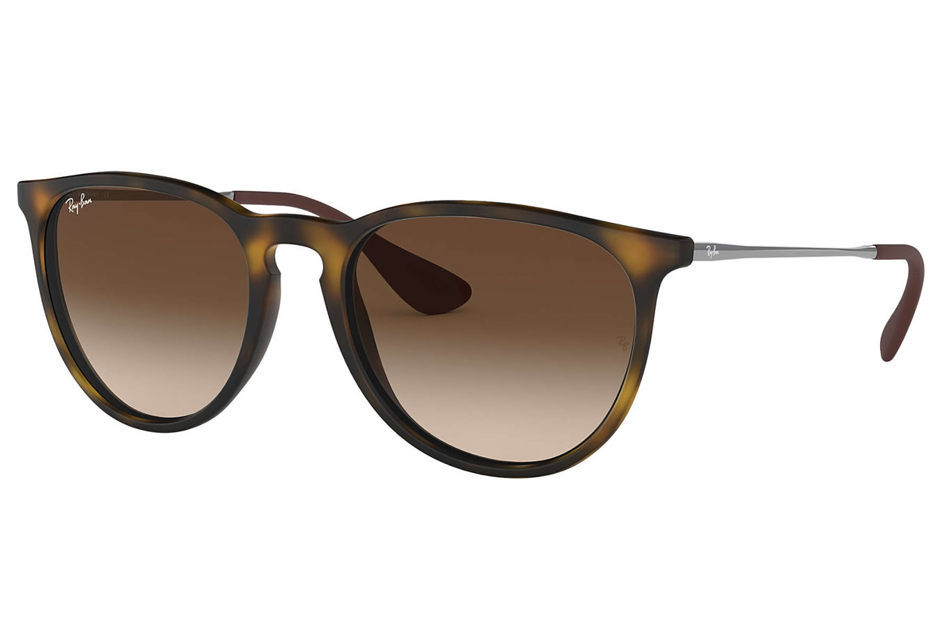 Ray-Ban Erika Classic Sunglasses with Tortoise Frames and Brown Gradient Lenses