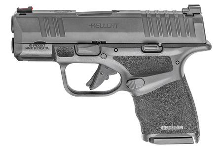 SPRINGFIELD Hellcat 9mm Black Micro Compact Pistol with Fiber Optic Sight