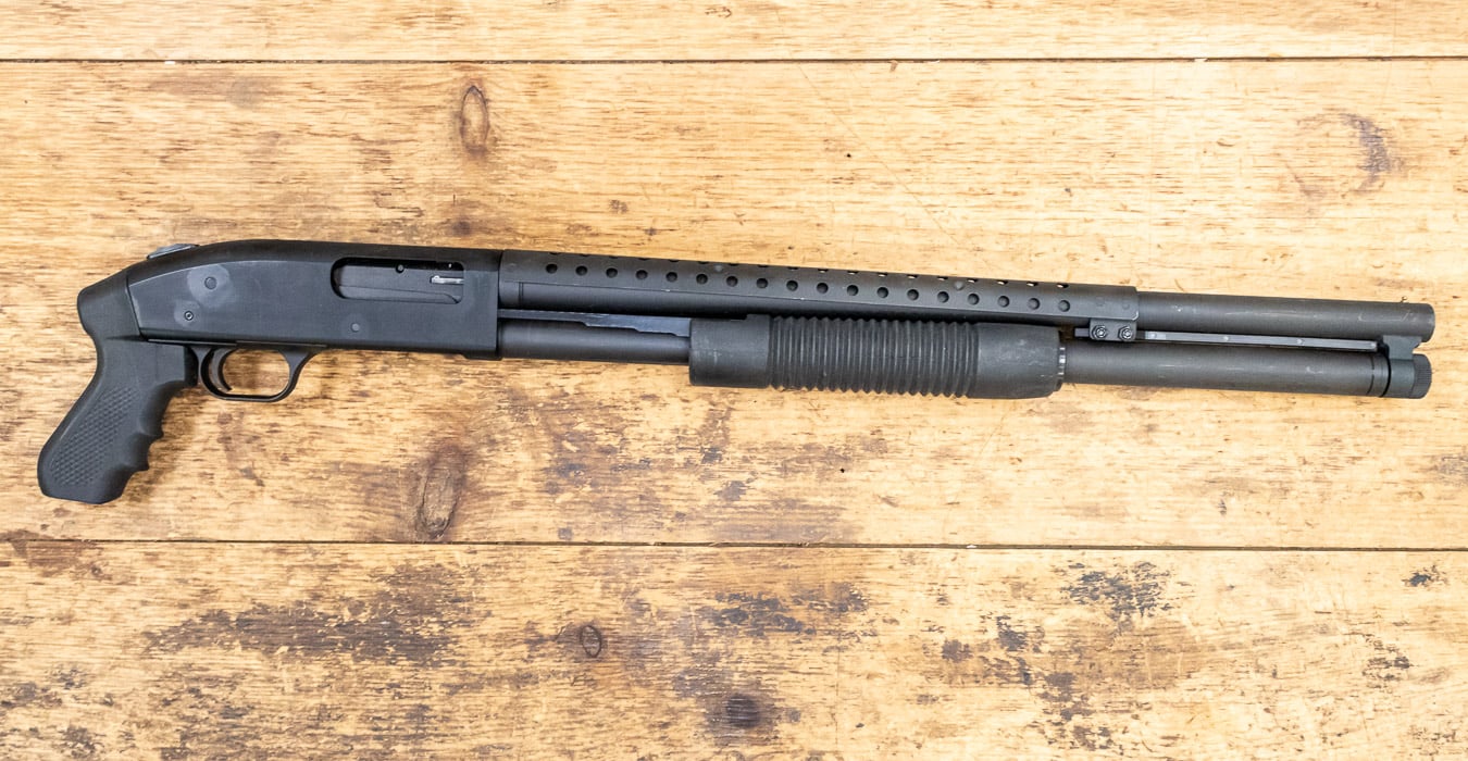 Mossberg Model 500 12 Gauge Police Trade-in Shotgun with Pistol Grip