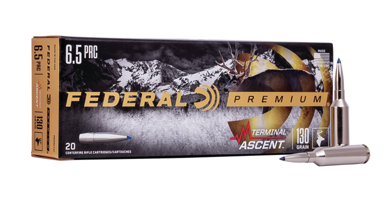 FEDERAL AMMUNITION 6.5 PRC 130 GR TERMINAL ASCENT 20/BOX