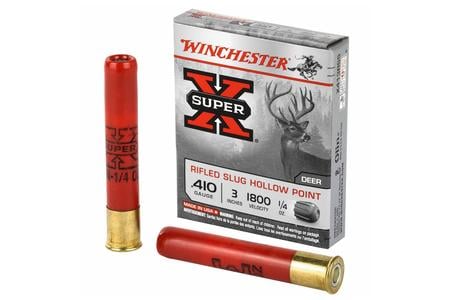 WINCHESTER AMMO 410 Ga 3 in 1/4 oz Rifled Super X 5/Box