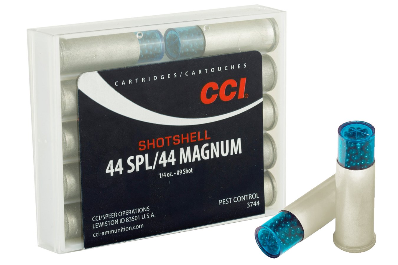 CCI AMMUNITION 44 SPL/MAG SHOTSHELL 9 SHOT