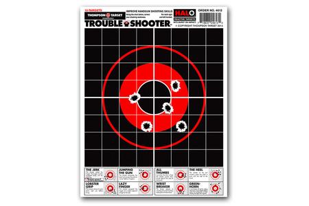 THOMPSON TARGET HALO Trouble Shooter 8.5x11 Inch Diagnostic Reactive Targets