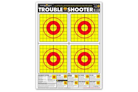 TROUBLE SHOOTER HANDGUN DIAGNOSTIC - 19X25 INCH PAPER SHOOTING TARGETS