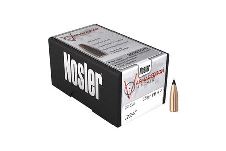 NOSLER 22 Cal 55 gr FBHP Varmageddon 100/Box