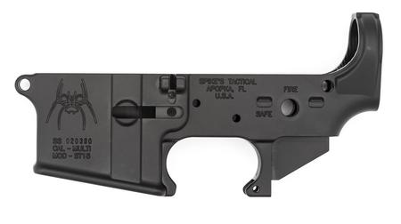 SPIKES TACTICAL Spider Stripped AR Lower Receiver with Fire/Safe Regulator Markings (Multi Cal)